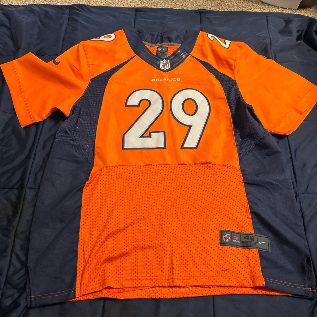 Nike Orange And Blue Sports Jersey